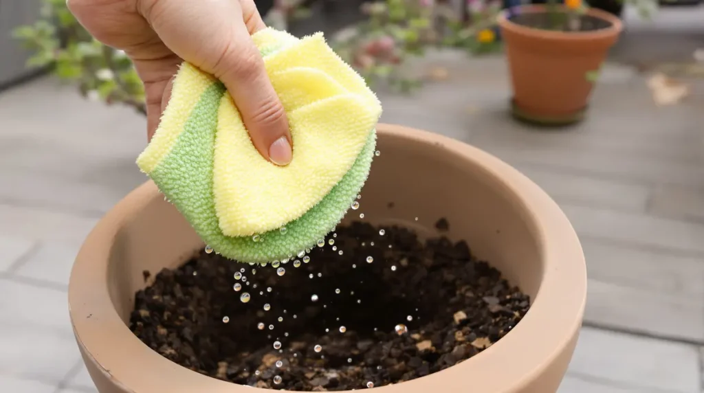 Ce petit ustensile de cuisine à enterrer au jardin dès ce printemps peut sauver vos plantes de la soif