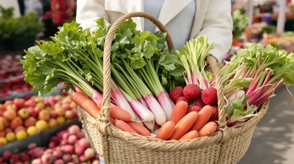 Retour du marché : que mettre dans son panier ce printemps